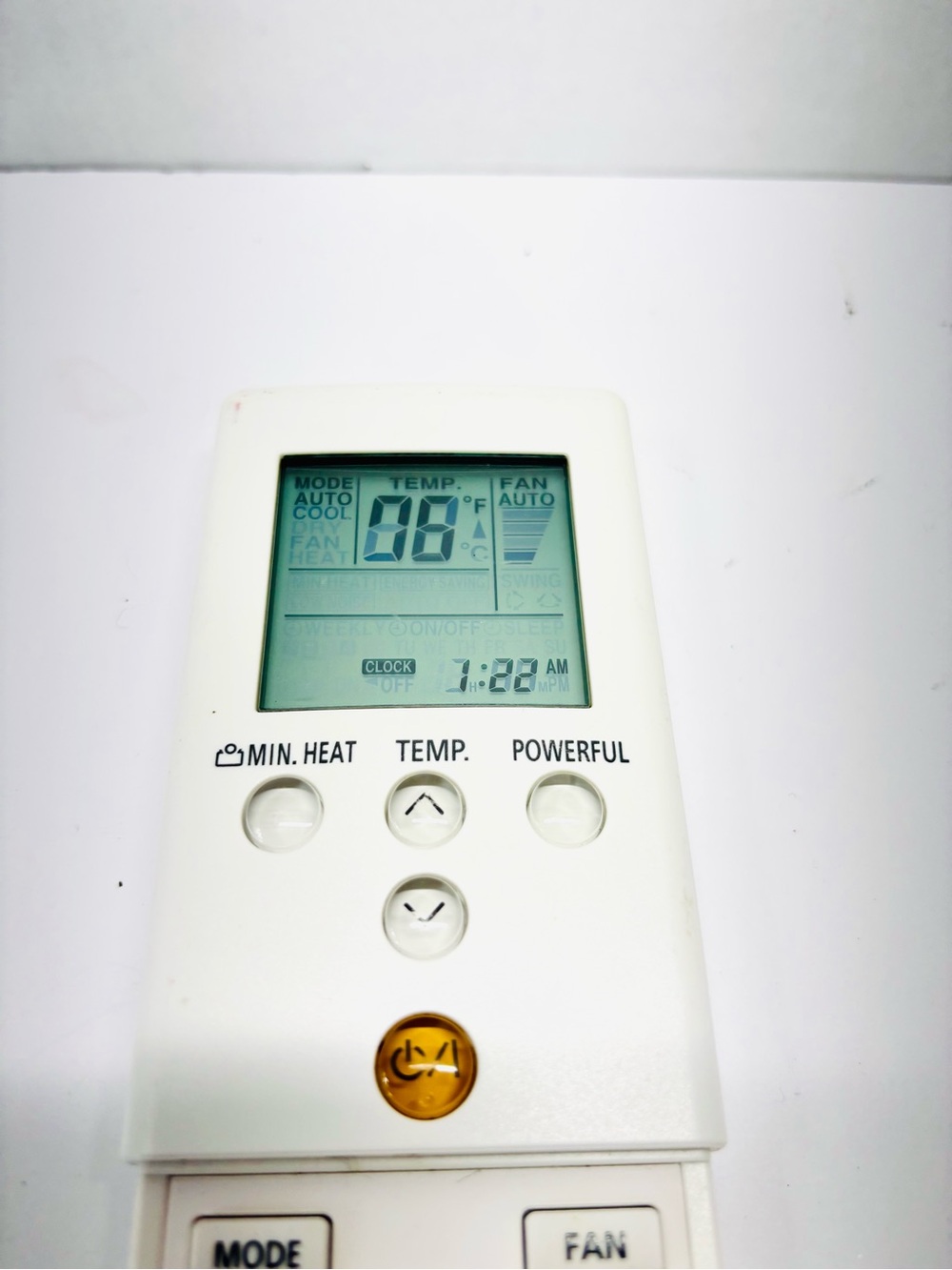 Fujitsu AC Mini Split AR-REG1U Wireless Remote Controller Tested - Picture 7 of 8